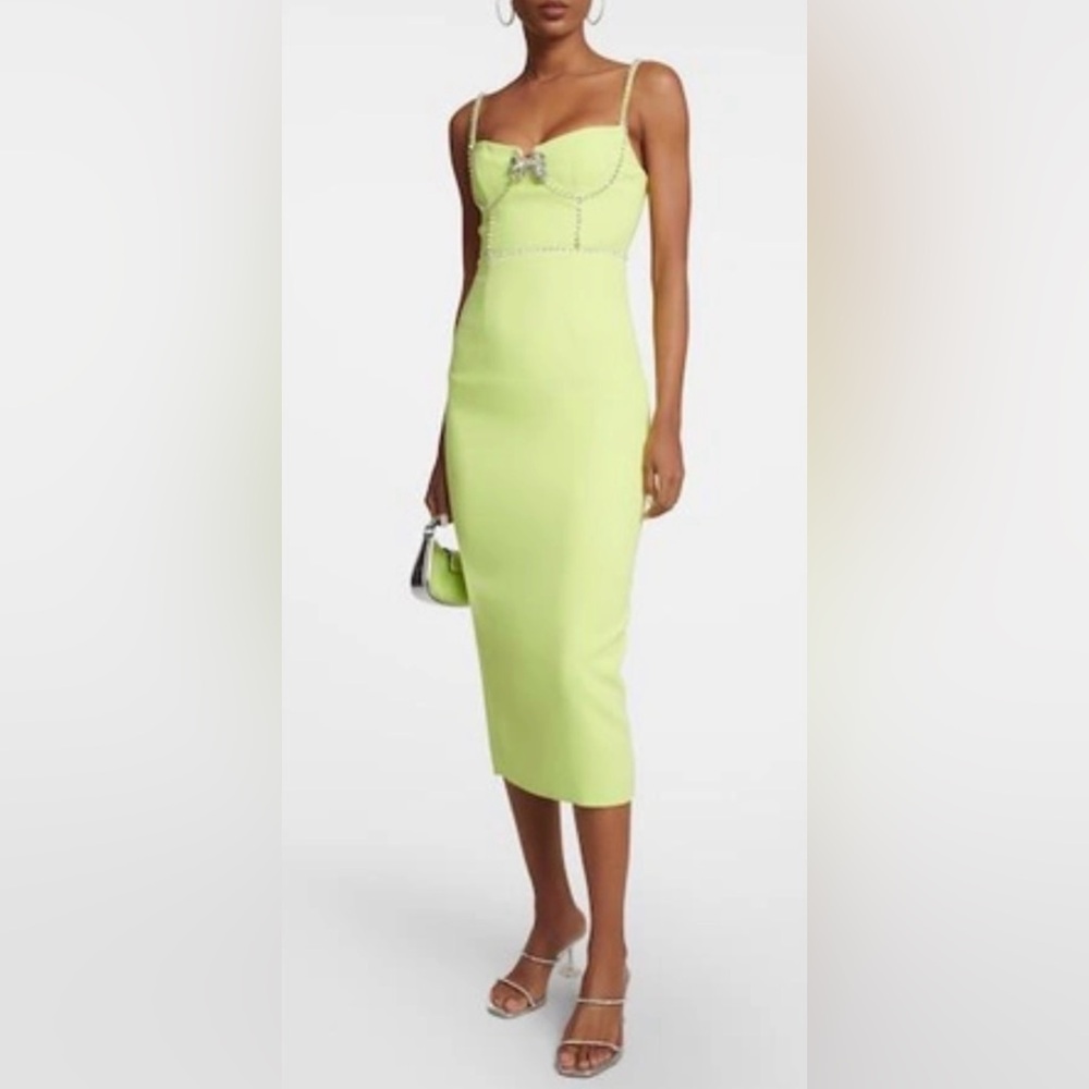 NWT Gorgeous Self-Portrait MIDI With Rhinestone Embellishments